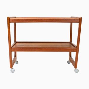 Teak Bar Cart by Holger Georg Jensen for Tønder Møbelfabrik, 1960s