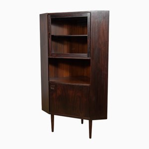 Mid-Century Modern Rosewood Corner Cabinet, 1960s