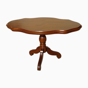 Mesa de salón con tablero en forma de violín, años 80