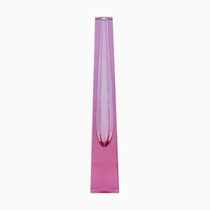 Cut Vase by Adolf Matura for Moser, 1950s