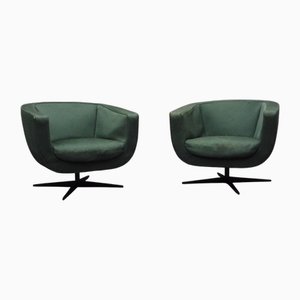 Poltrone di Jacques Brule per Hans Kaufeld, anni '60, set di 2