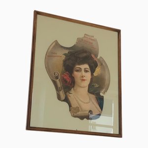 Póster Années Folles de estilo Art Nouveau, Francia, 1930
