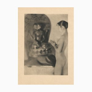 Heinz von Perckhammer, Niña china rezando, Heliograbado original, 1928