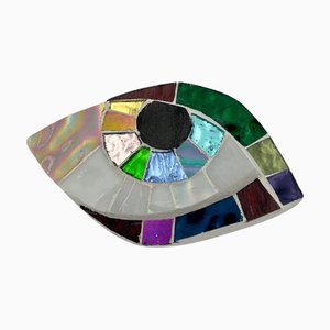 Sculpture Murale #11 Anti Evil Eye Mosaic par Ruth Minola Scheibler