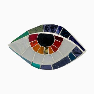 Anti Evil Eye Mosaic #12 Wall Sculpture by Ruth Minola Scheibler