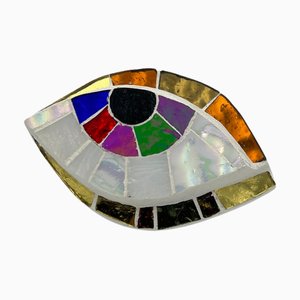 Anti Evil Eye Mosaic #14 Wall Sculpture by Ruth Minola Scheibler
