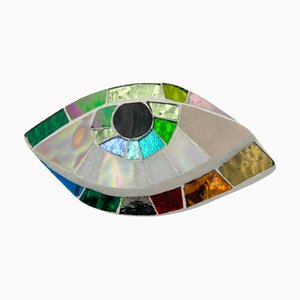 Anti Evil Eye Mosaic #15 Wall Sculpture by Ruth Minola Scheibler