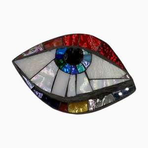 Anti Evil Eye Mosaic #22 Wall Sculpture by Ruth Minola Scheibler