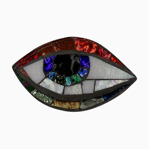 Anti Evil Eye Mosaic #24 Wall Sculpture by Ruth Minola Scheibler