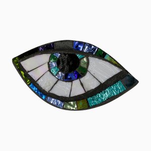 Sculpture Murale #25 Anti Evil Eye Mosaic par Ruth Minola Scheibler