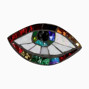 Sculpture Murale #28 Anti Evil Eye Mosaic par Ruth Minola Scheibler