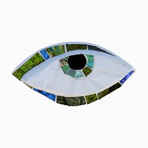 Sculpture Murale #34 Anti Evil Eye Mosaic par Ruth Minola Scheibler