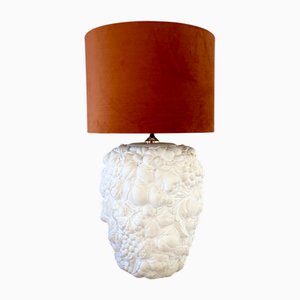 Large Italian Fruitée Ceramic Lamp, 1970
