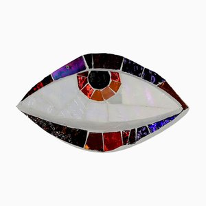 Sculpture Murale #35 Anti Evil Eye Mosaic par Ruth Minola Scheibler