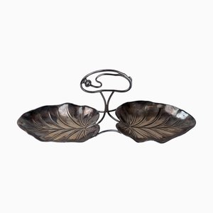 Vintage Jugendstil Silber Tablett, 1950er