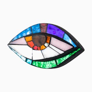 Sculpture Murale Anti Evil Eye Mosaic #5 par Ruth Minola Scheibler