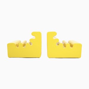 Set of Yellow Karelia Lounge Chairs attributed to Liisi Beckmann for Zanotta, 1960s