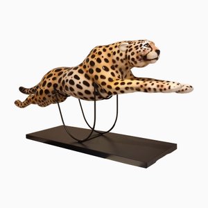 Gepard, 2010, Bemalte Keramik