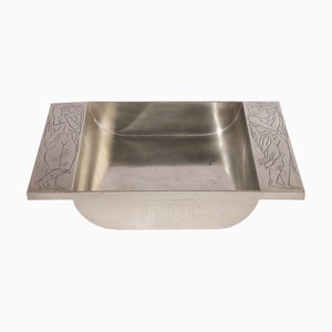 Pewter Athena Tray by Oscar Antonsson for Ystad Metall, 1937