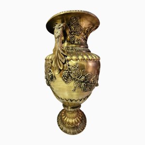 Imperiale Vase aus vergoldeter Bronze