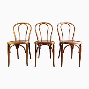 Vintage Bentwood Chairs, Set of 3
