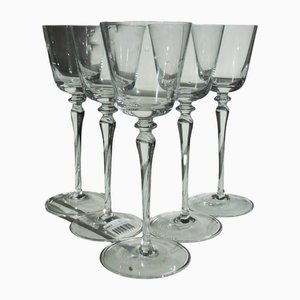 Murano Crystal Glasses by Carlo Moretti, Set of 12