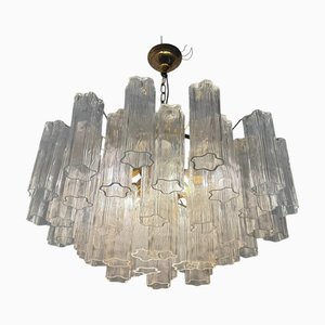 Murano Glass Tronchi Tube Chandelier, 1970s