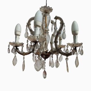 Vintage Glass Chandelier