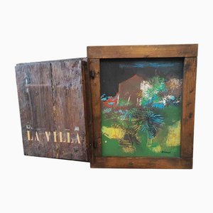 Manlio Bacosi, The Villa, 1990, Oil Painting on Canvas