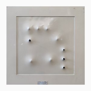 Sculpture on Metal Plate by Angelo Brescianini