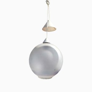 Lustre avec Bol Vintage en Verre