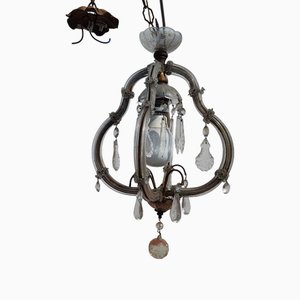 Vintage Chandelier in Glass