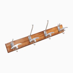 Vintage Wood and Metal Coat Rack by Fratelli Reguitti