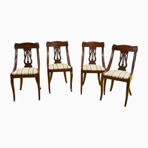 Vintage Gondola Chairs, 1950s, Set of 4