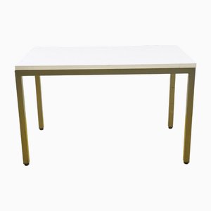 Kitchen Table in Metal with White Top
