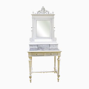 Make-Up Cabinet with Mirror and Marble, 1900s