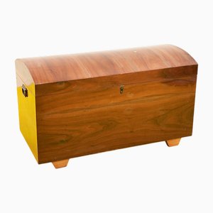 Baúl vintage de madera, años 40