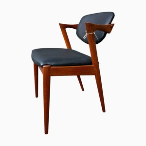 Moderner Mid-Century Teak Stuhl von Kai Kristiansen, 1960er