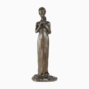 Sculpture de Femme en Bronze, Début des années 1900