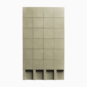 Brutalist Concrete Wall Art in Warm Grey by Tom's Factory