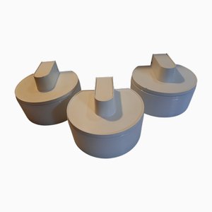 Wall Lamps in Murano Glass by Roberto Paio and Renato Toso for Leucos, 1980s, Set of 3