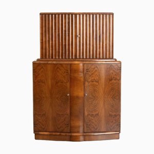 Art Deco British Cocktail Cabinet Bar, 1930s