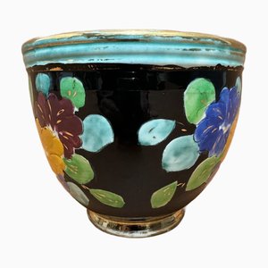 Französische Vintage Topfvase aus Keramik, 1950er