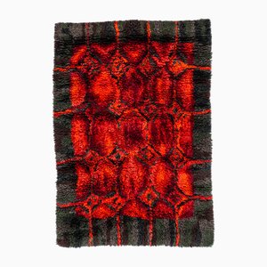 Tappeto scandinavo moderno attribuito a Helena Koskivaara, XX secolo