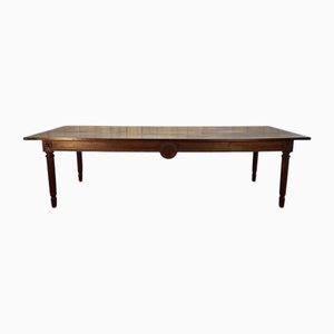 Louis XVI Farmhouse Table in Walnut