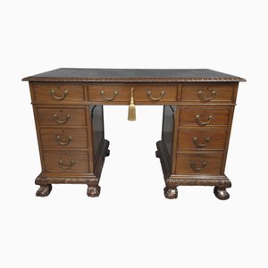 Vintage Schreibtisch aus Mahagoni, 1880er