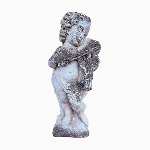 Statue of Stone Angel with Fine Details