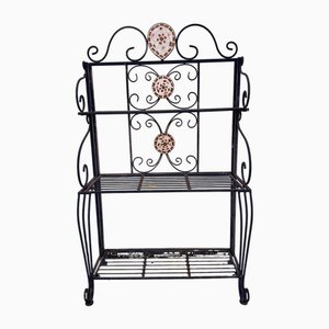 Iron Shelf with Mosaic Motifs
