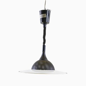 Chandelier in Enamelled Metal, 1970s