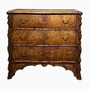 Antique Chest of Drawers in Burlwood